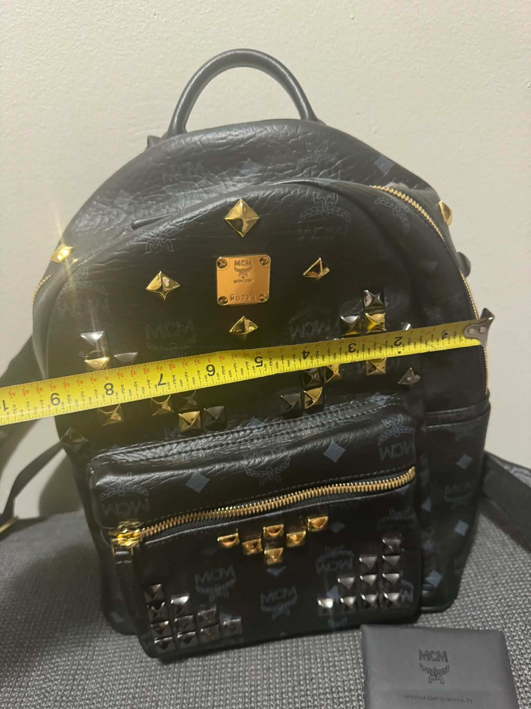 MCM Studded Backpack - photo 3