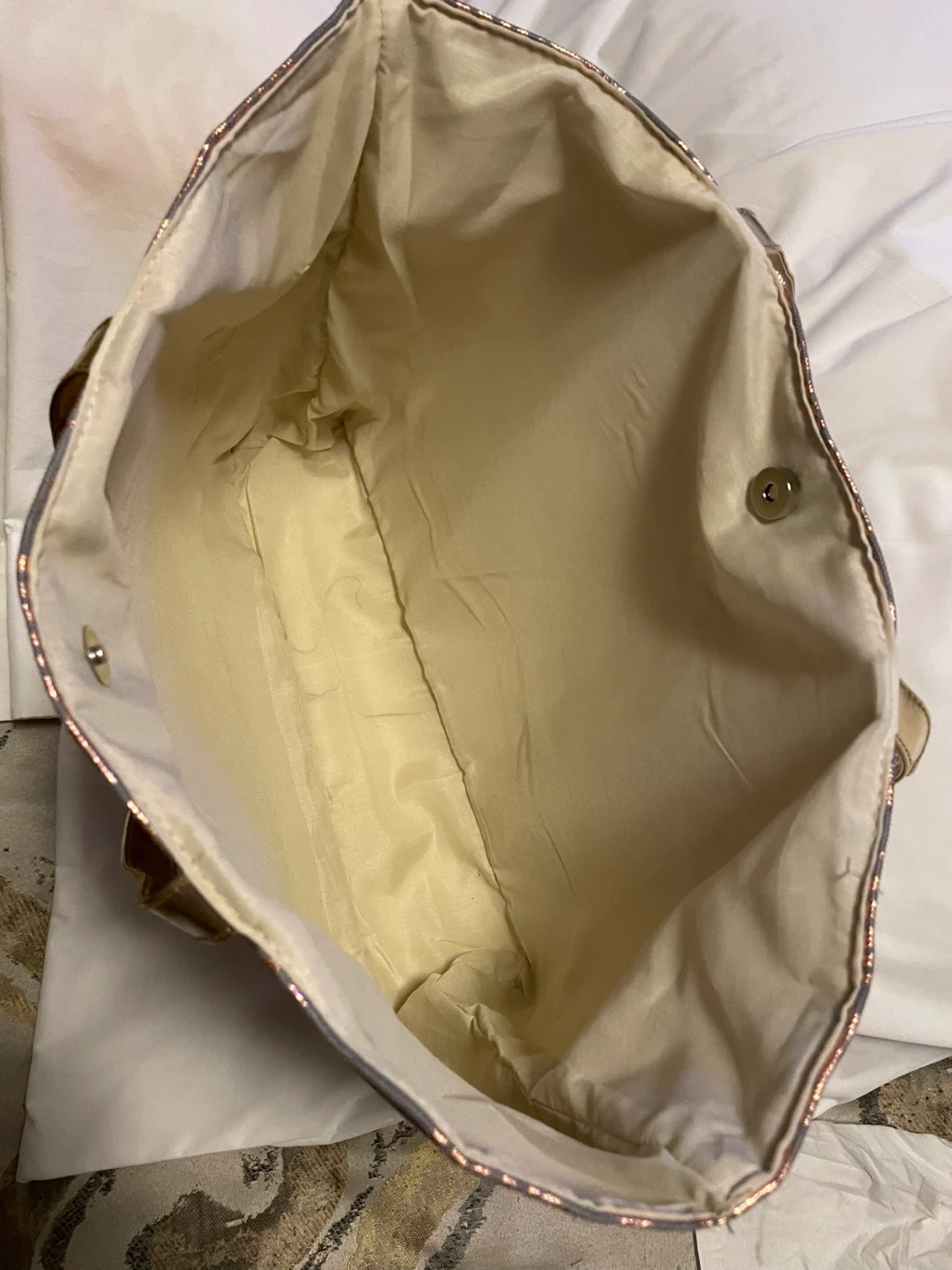 ⚽️ Tote Bag with Leaf Pattern - photo 3