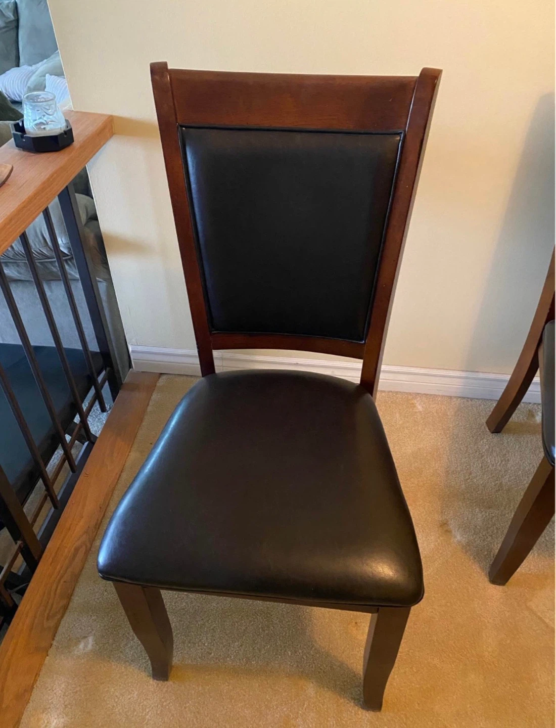 Round Dining Table with 4 Chairs - photo 2