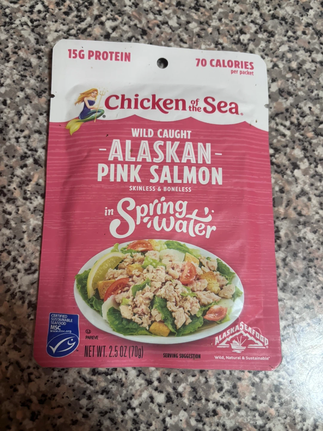 ⚽️Chicken of the Sea Wild Caught Alaskan Pink Salmon Pouch