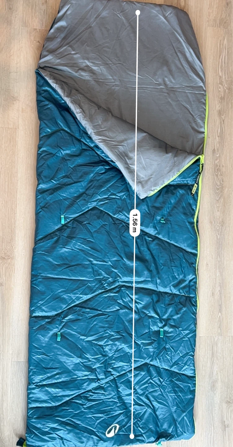 ⚽️ Quechua by Decathlon Sleeping Bag Junior Adjustable Length - photo 5