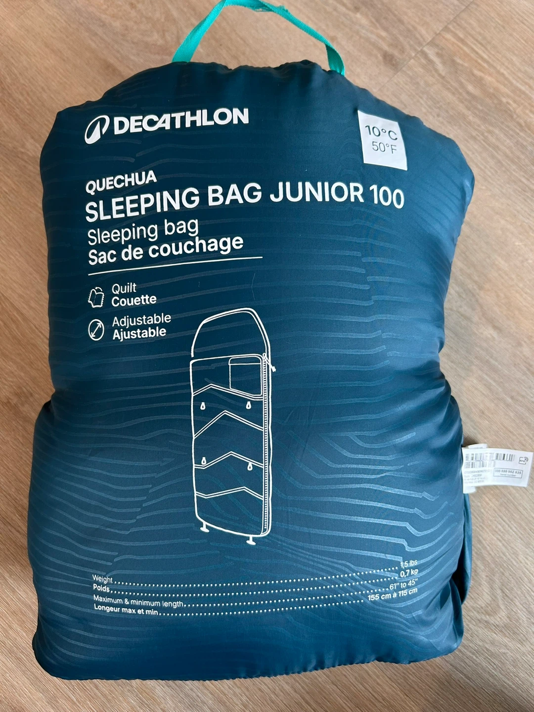 ⚽️ Quechua by Decathlon Sleeping Bag Junior Adjustable Length