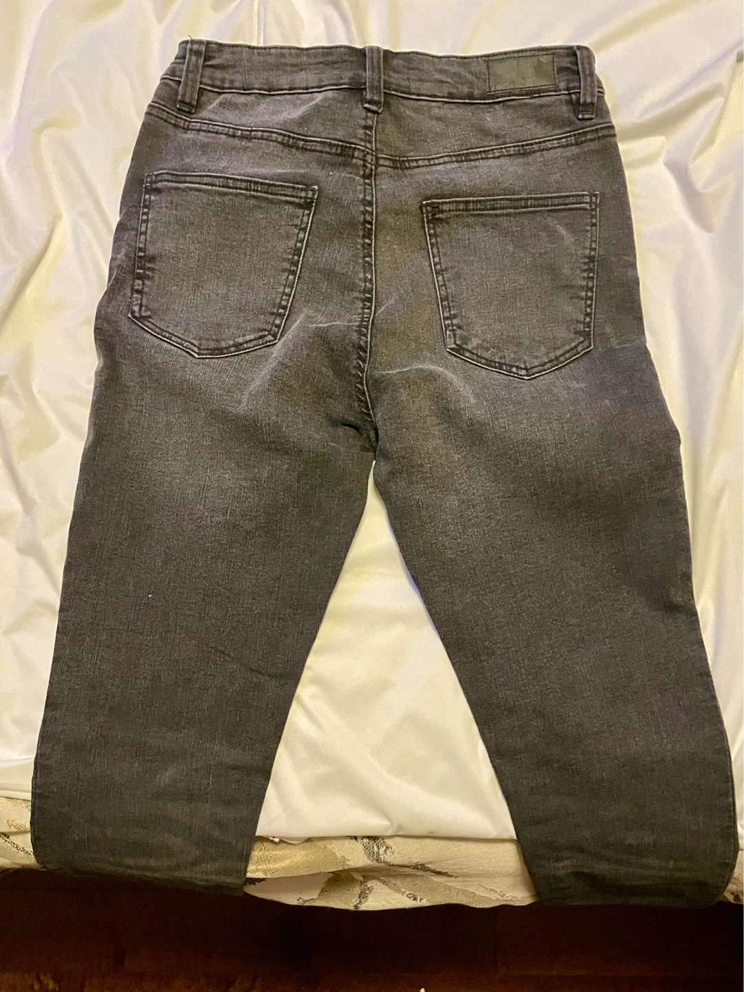 ⚽️ Denim Black Jeans Size 10 Long - photo 2