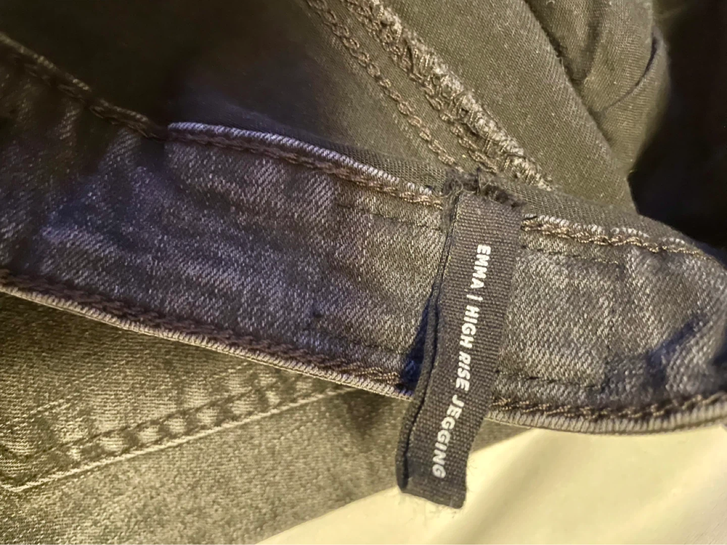 ⚽️ Denim Black Jeans Size 10 Long - photo 4