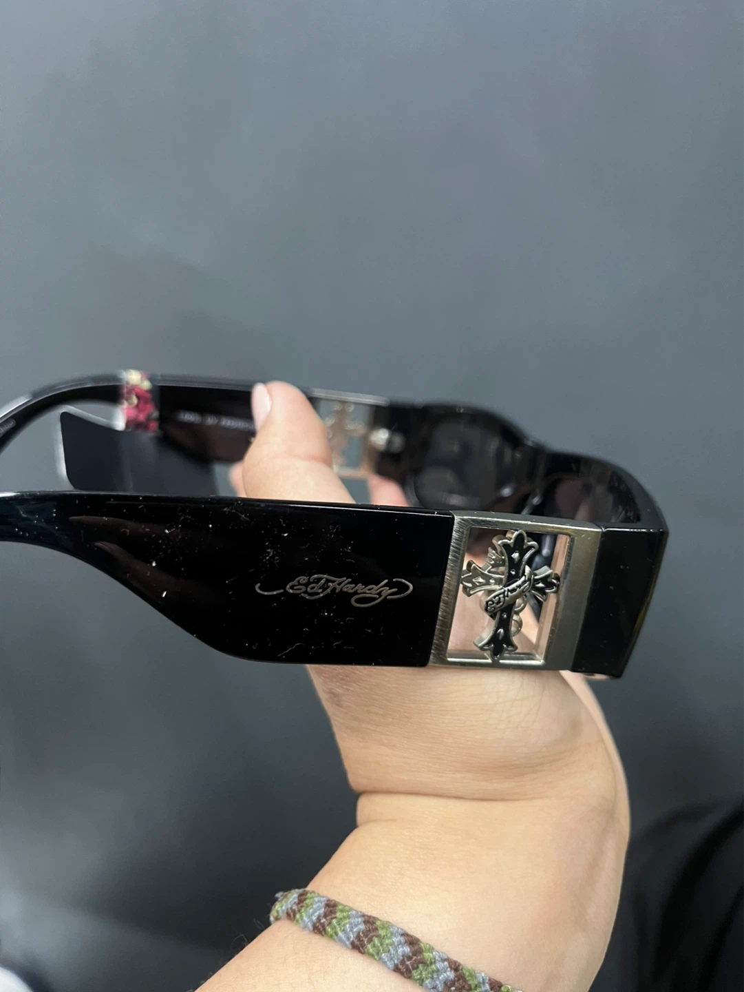 Rare Ed Hardy cross  Sunglasses - photo 2