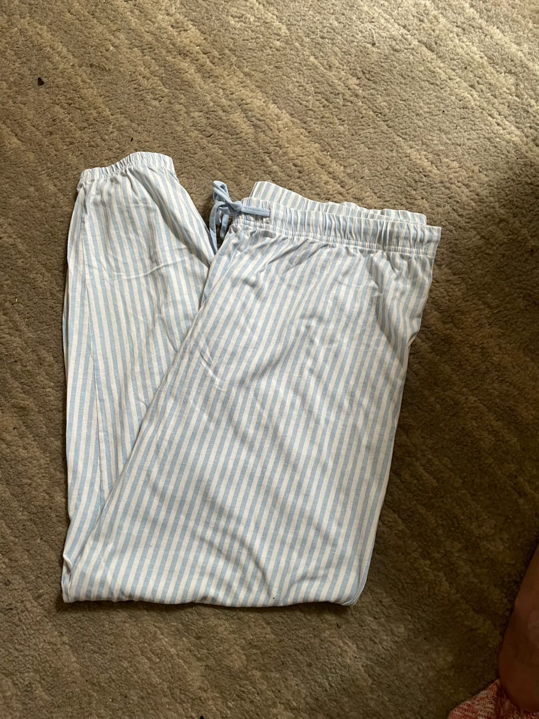⚽️ Blue Striped Pajama Pants