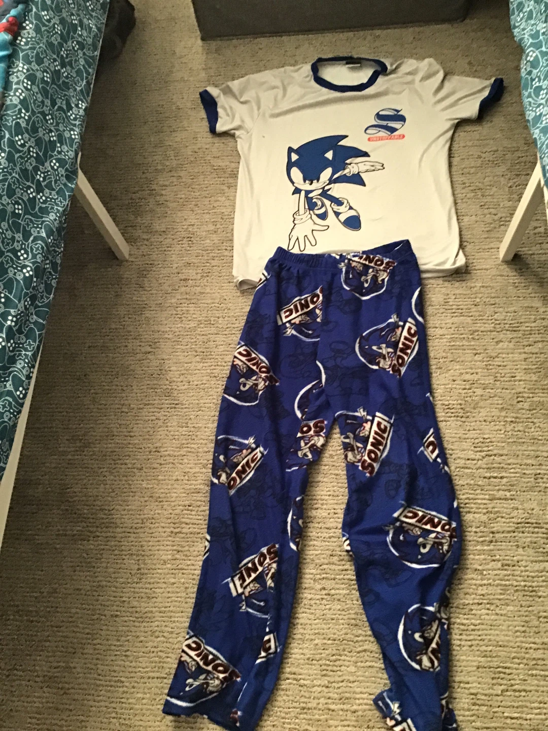 Sonic the Hedgehog T-Shirt and Pajama Pants Set