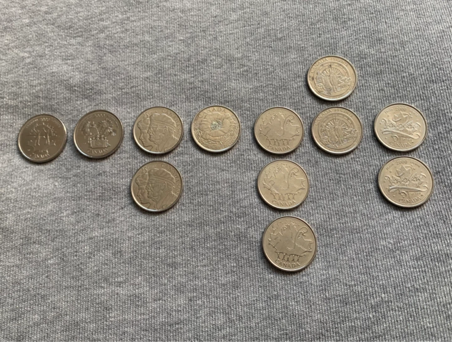 Various Commemorative Canadian Quarters $0.50 each