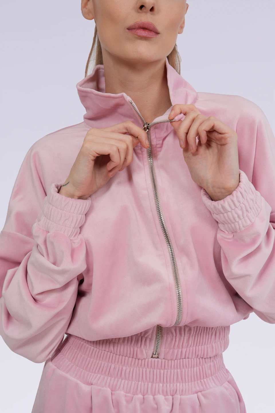 ⚽️Pink Velvet Tracksuit Set - photo 2
