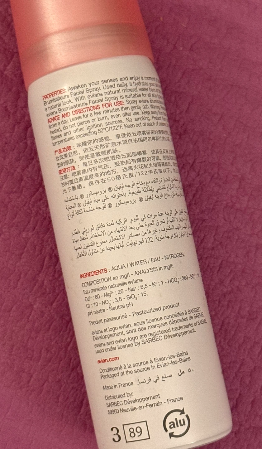 NEW⚽️Evian Facial Spray 50ml - photo 2