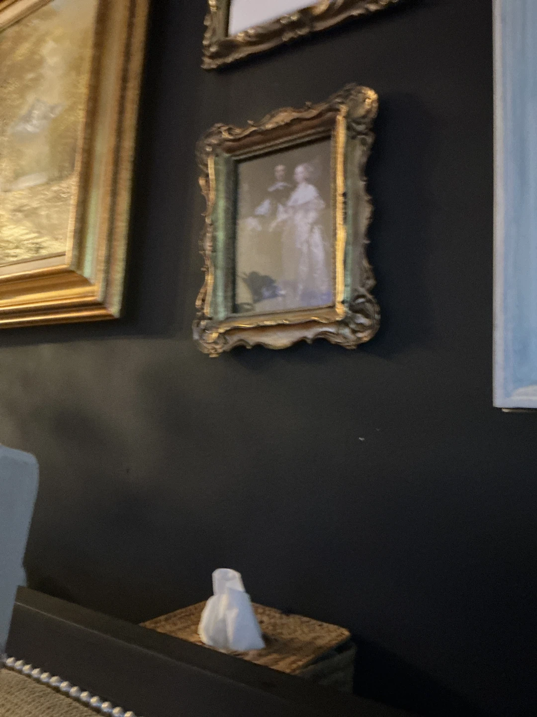 Ornate Gold Framed Vintage Portrait ⚽