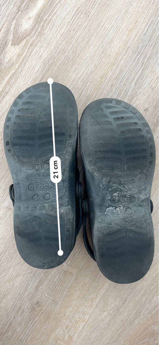 ⚽️ Kids Crocs Classic Mary Jane Style Clogs – Black, Size 13 / 1 - photo 5