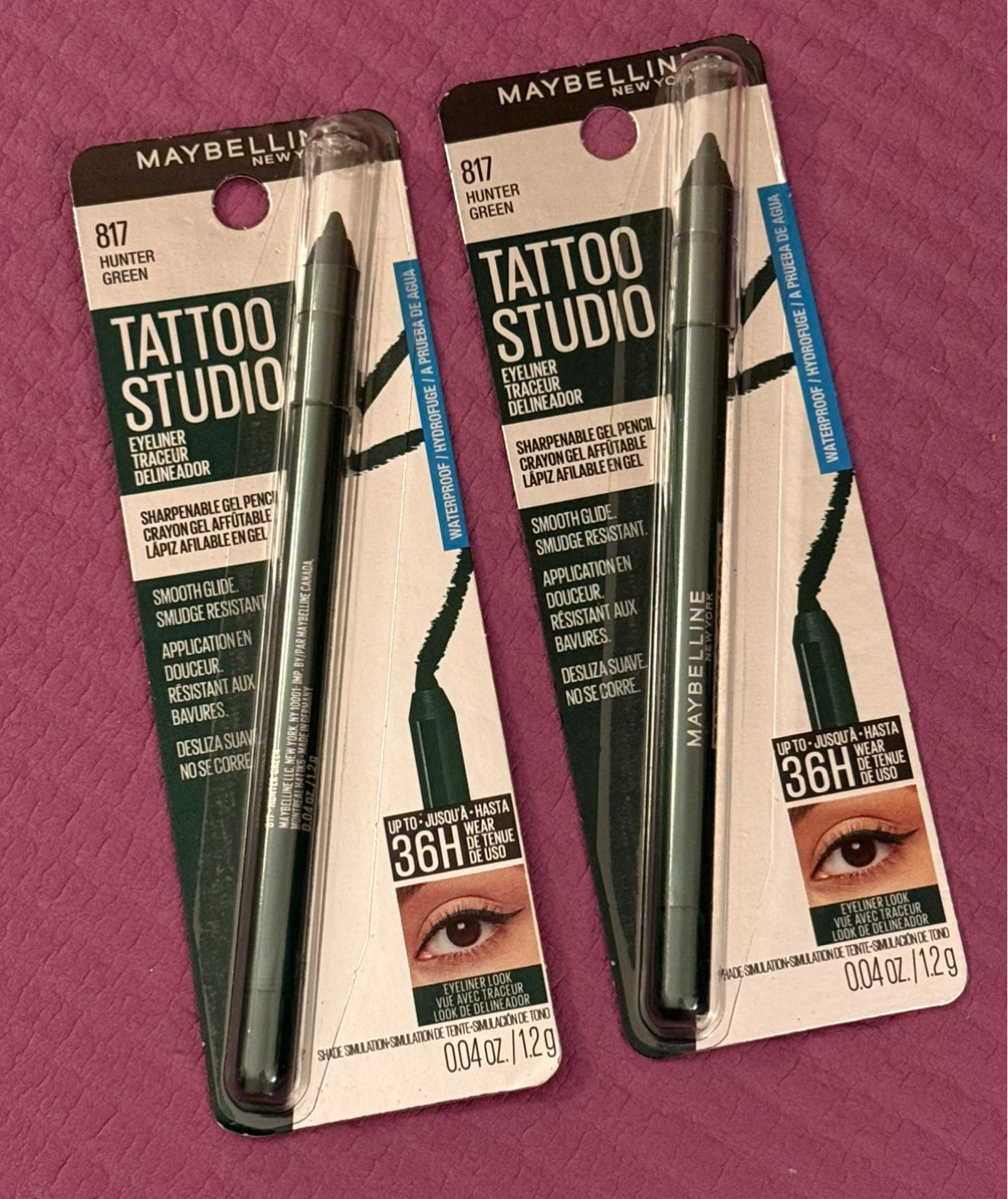 NEW⚽️Maybelline Tattoo Studio Eyeliner Pencil - Hunter Green