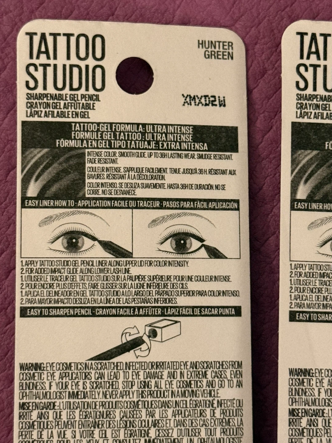 NEW⚽️Maybelline Tattoo Studio Eyeliner Pencil - Hunter Green - photo 3