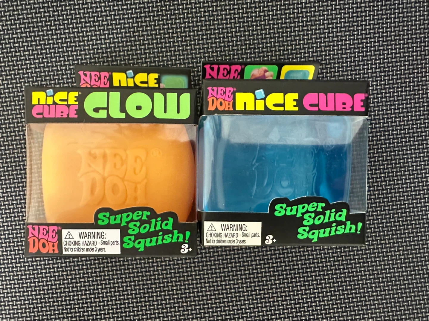 ⚽️Nee Doh Nice Cube Glow & Nice Cube Squishy Toy
