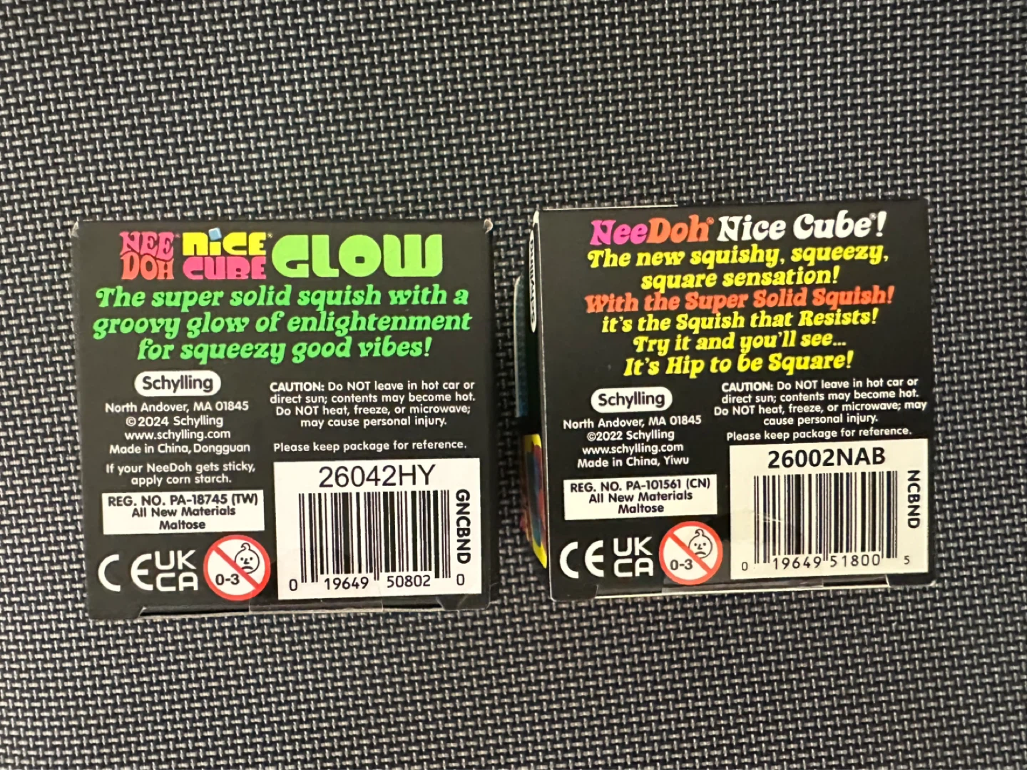 ⚽️Nee Doh Nice Cube Glow & Nice Cube Squishy Toy - photo 2