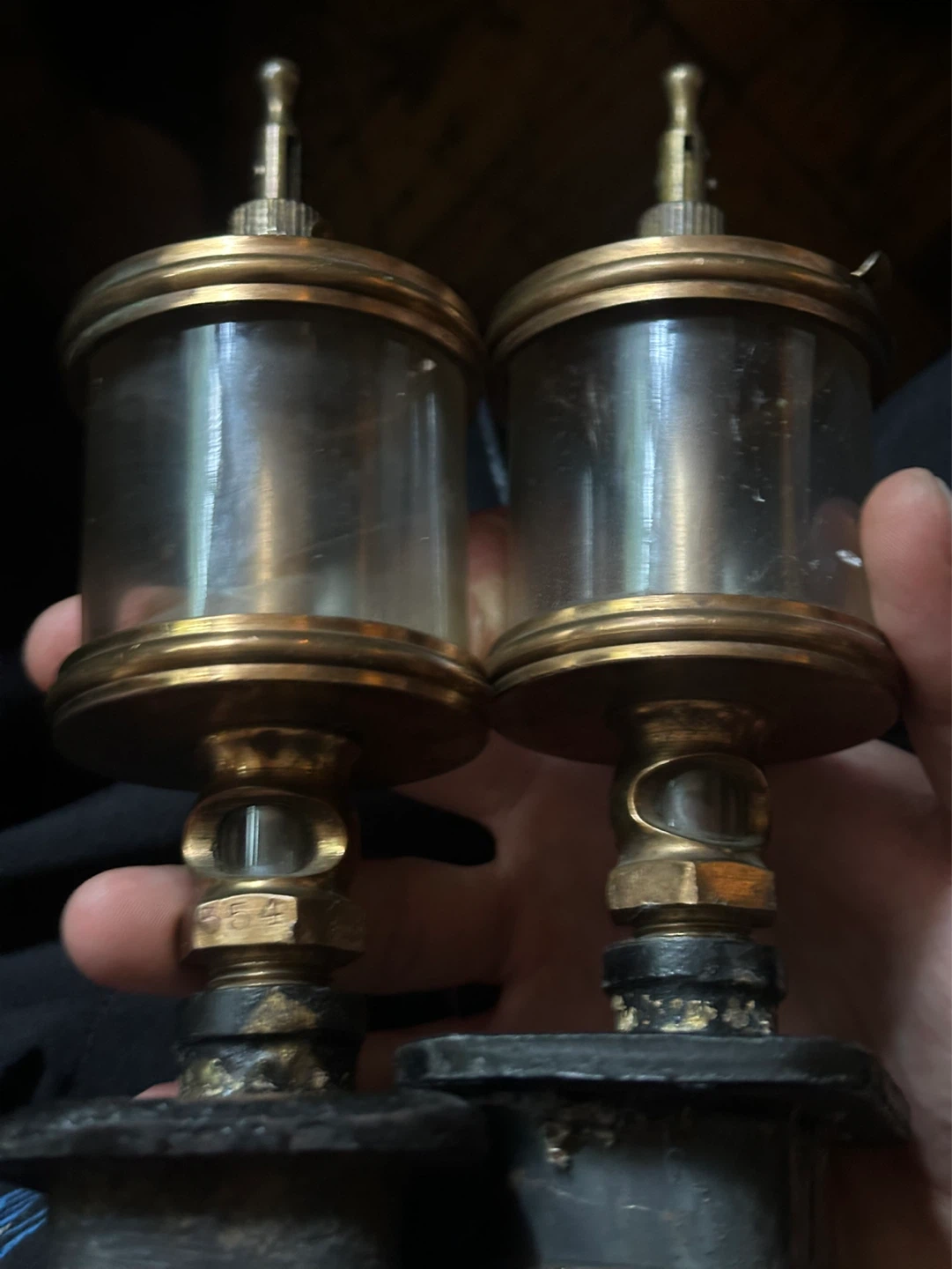 Matching Pair Antique Penberthy No. 5 Oilers