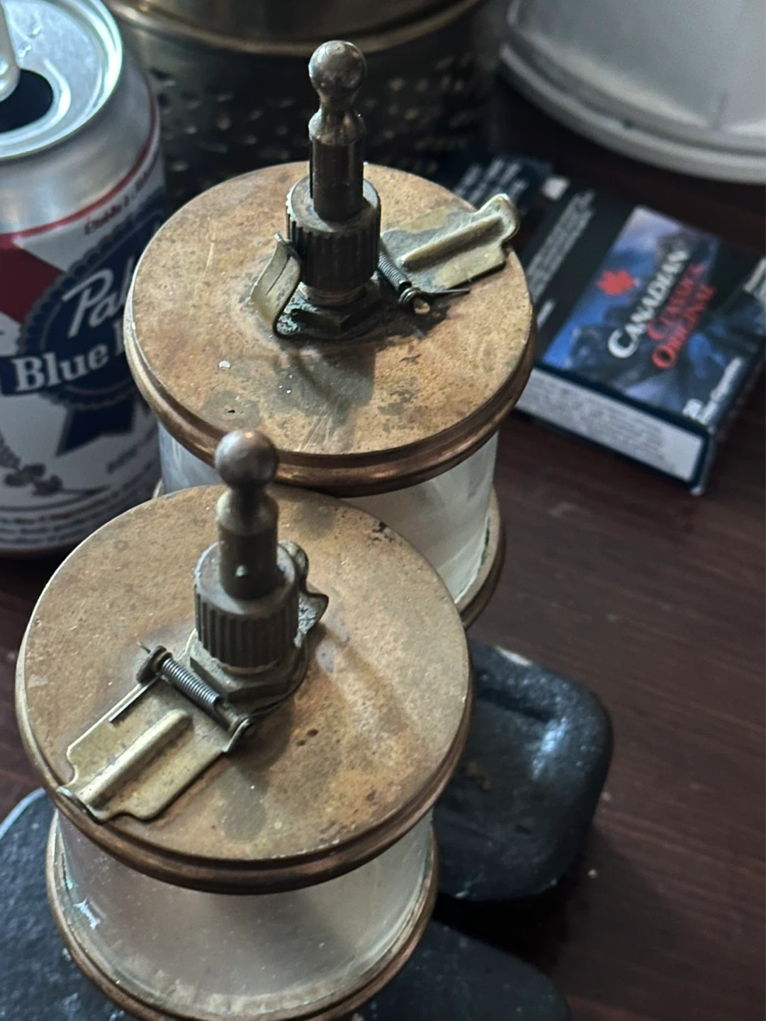 Matching Pair Antique Penberthy No. 5 Oilers - photo 3