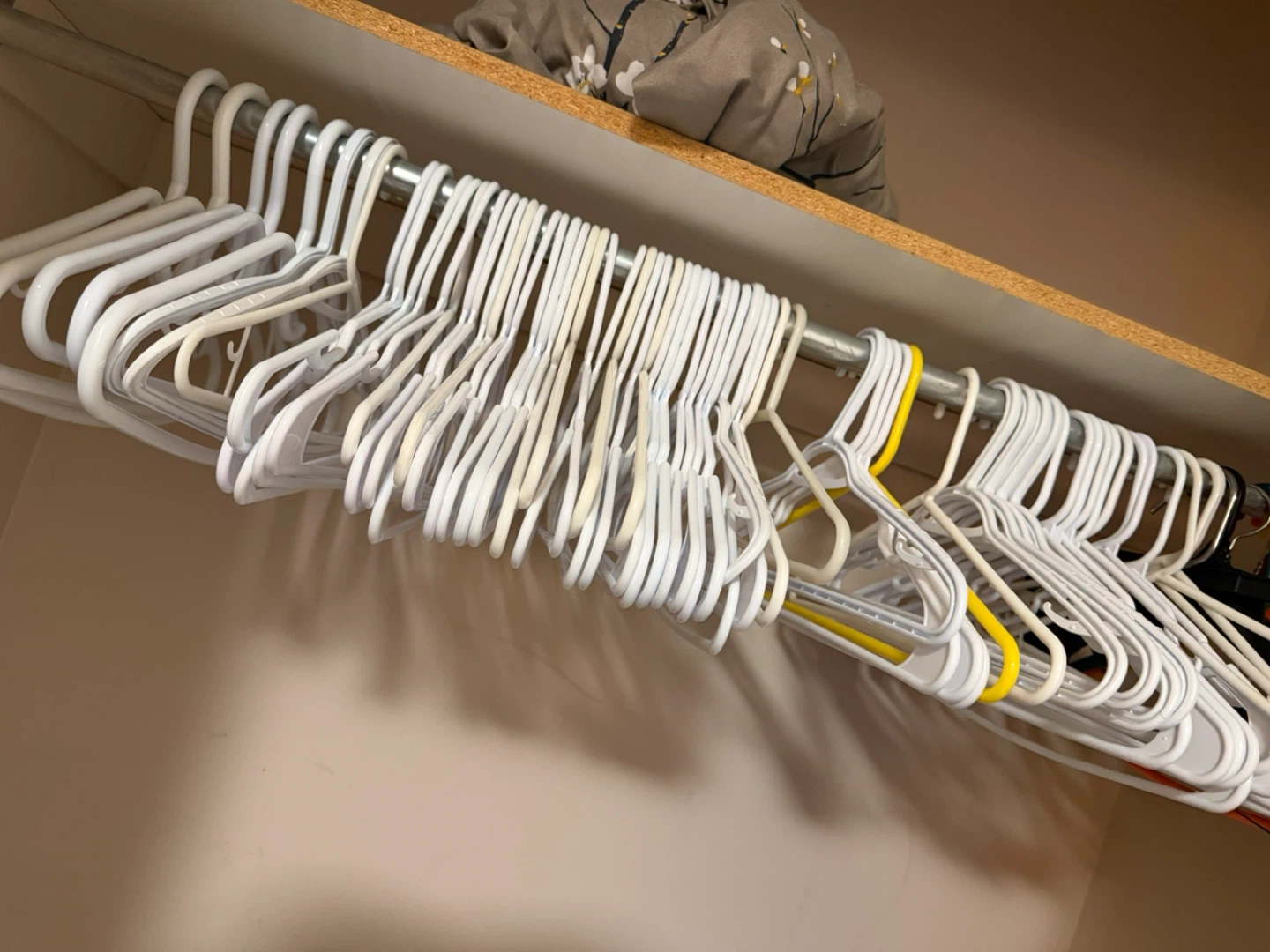 White Plastic Clothes Hangers