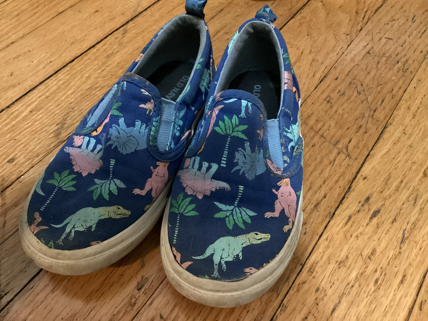 ⚽️Old Navy Dinosaur Slip-On Shoes size 9 kids