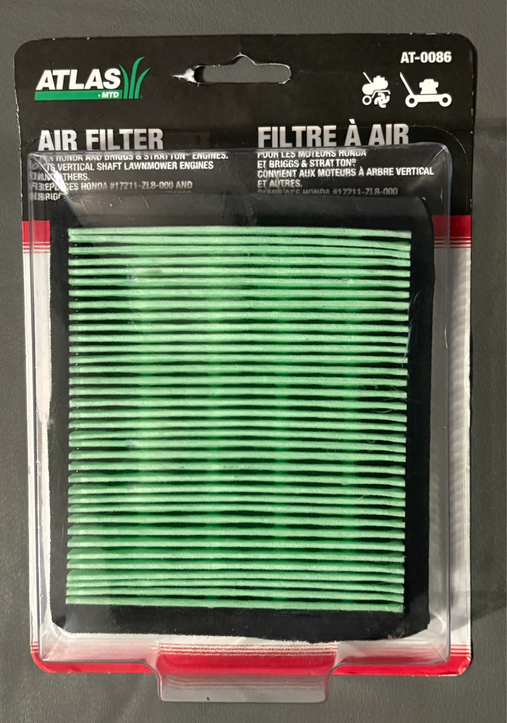 ATLAS MTD Air Filter for Honda & Briggs & Stratton Engines ⚽️