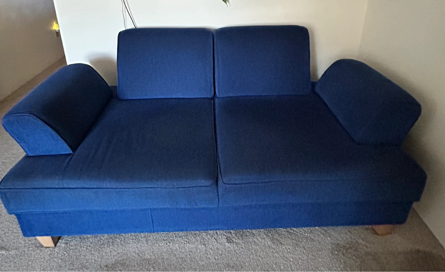 Shermag Caméléon Blue Sofa