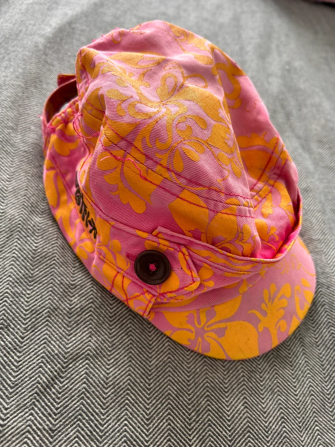 ⚽️ Lot of 2 Girls' Sun Hats – Baseball Cap & Cadet Hat - photo 4