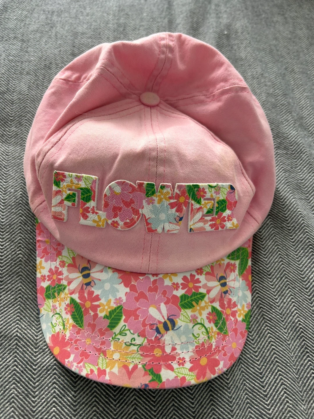 ⚽️ Lot of 2 Girls' Sun Hats – Baseball Cap & Cadet Hat - photo 2