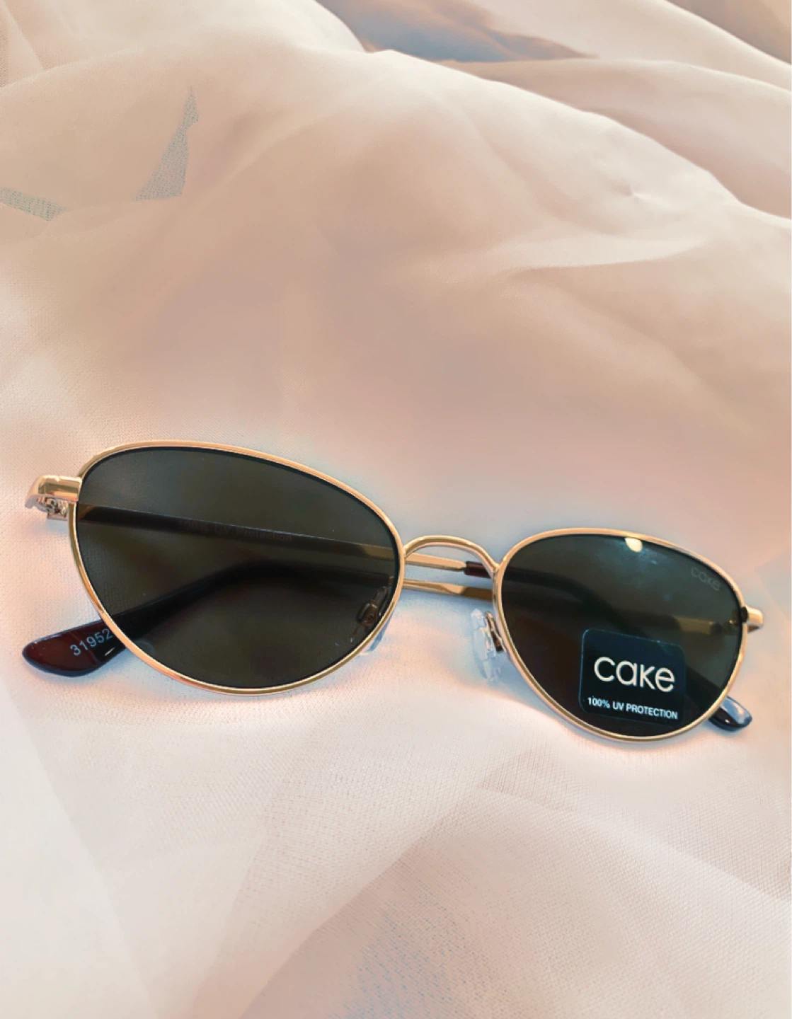 ✨ CAKE Eyewear Gold Oval Sunglasses - New! ⚽️✨ - photo 3