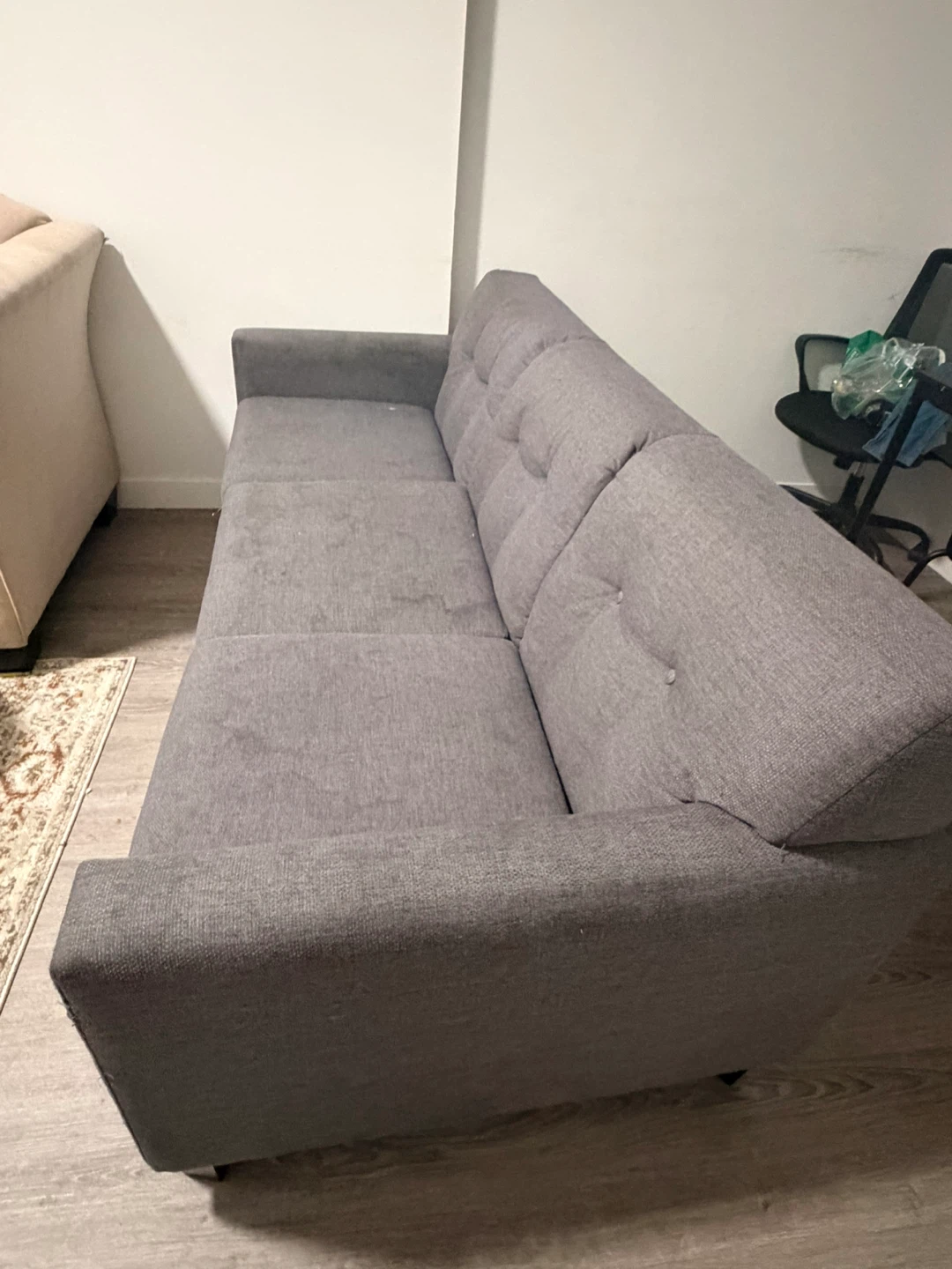 Grey 3-Seater Sofa