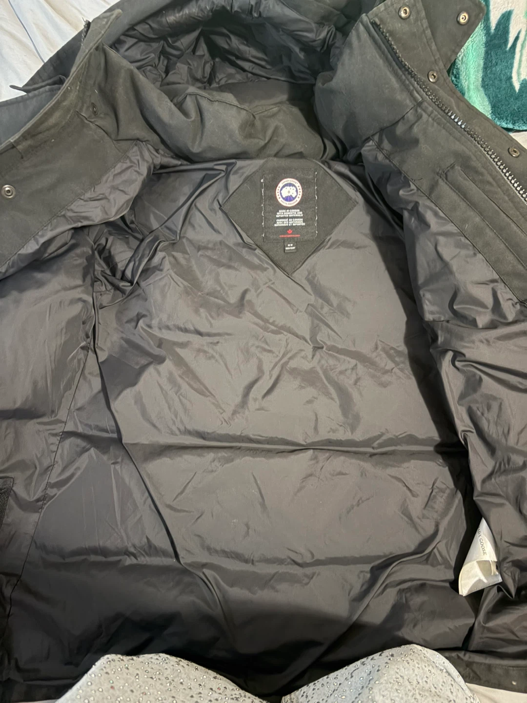Canada Goose Black Down Parka Jacket - photo 3