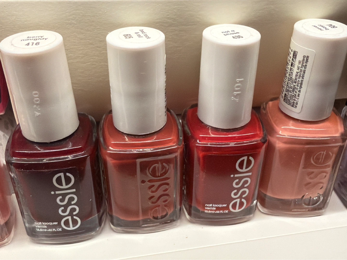 🧡 Essie Nail polish collection SET OF FOUR Pinks and Reds