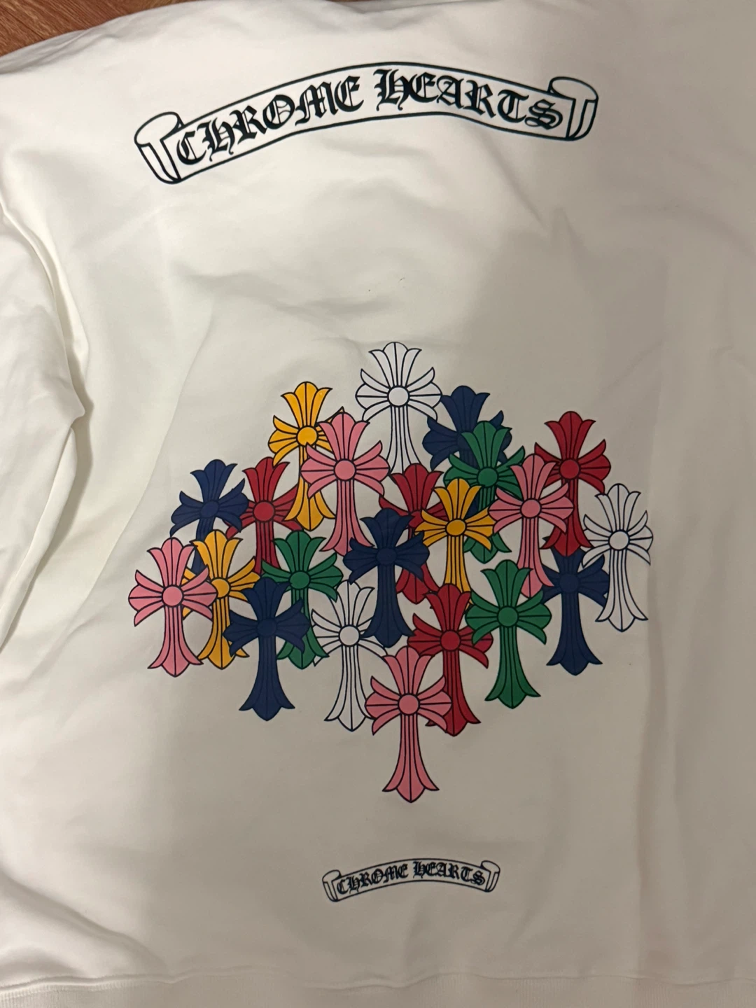 Chrome Hearts White Multi-Cross Hoodie - photo 2
