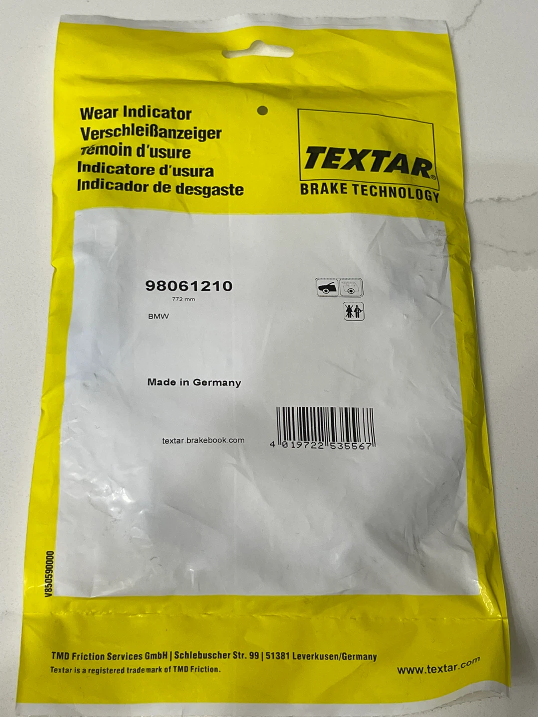 BMW brake pad sensor Textar #98061210 $35 - photo 2