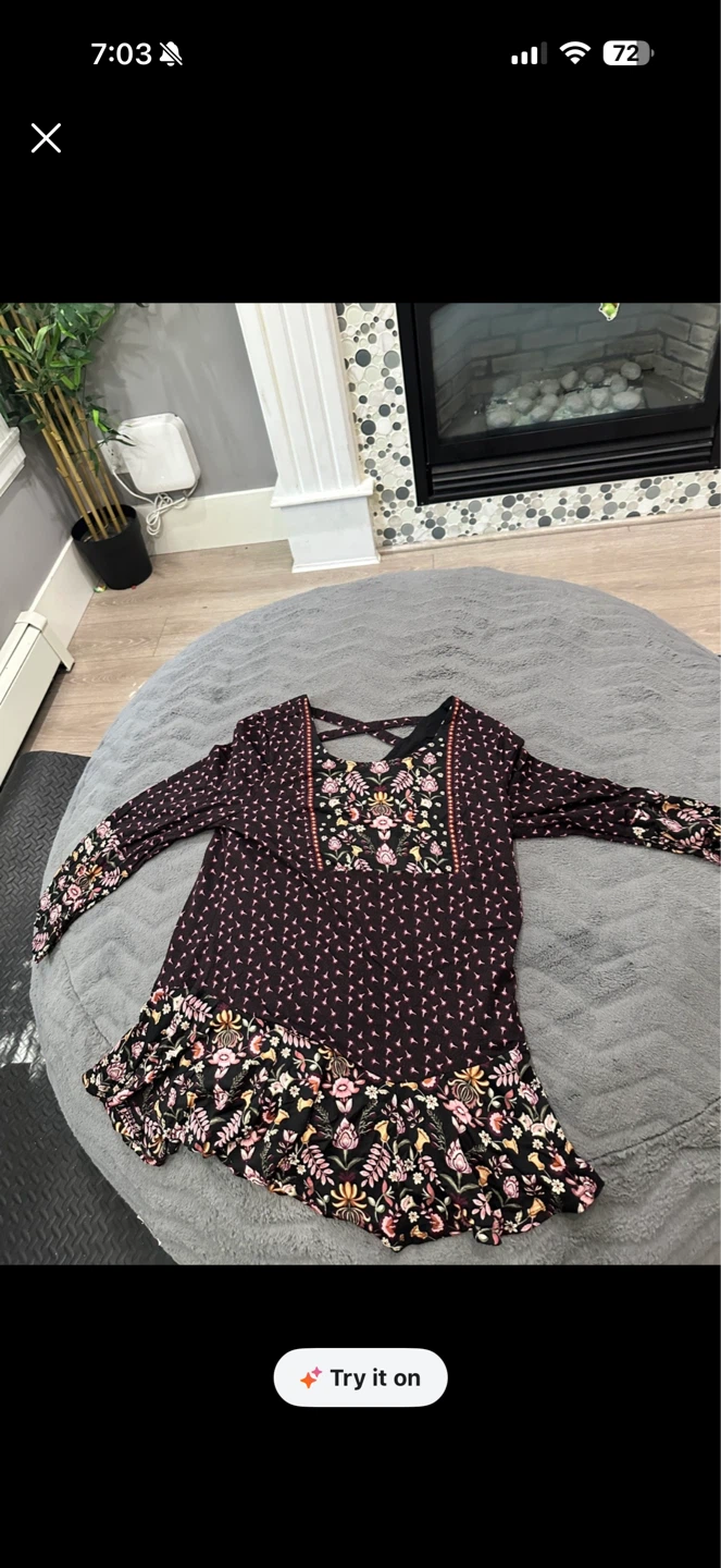 Women's Floral Print Tunic Dress⚽️