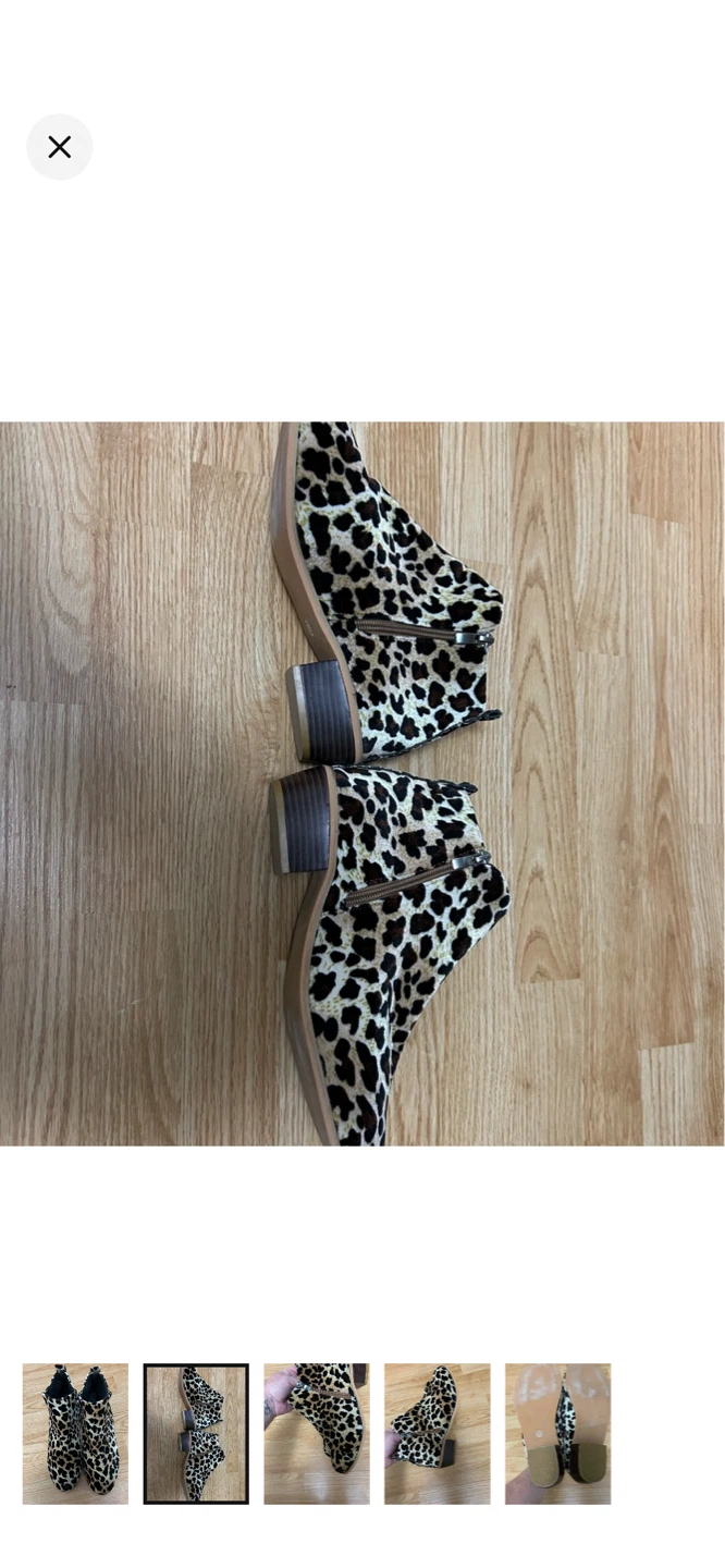 Leopard Print Ankle Boots - photo 2