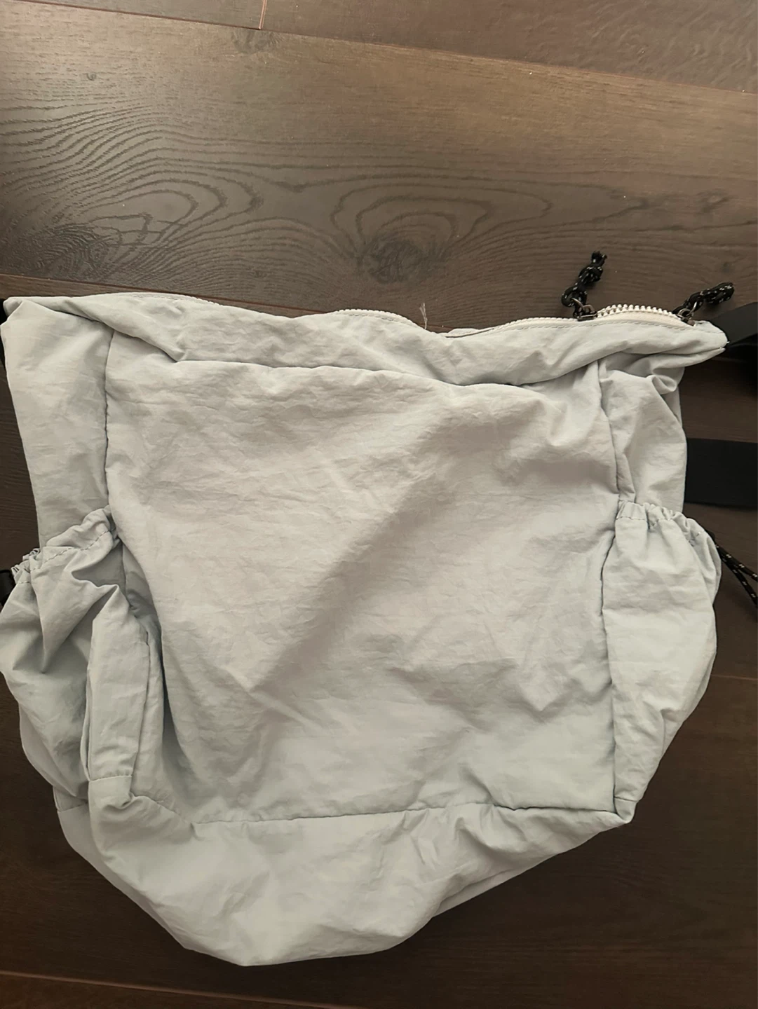 Light Blue Nylon Messenger Bag - photo 3
