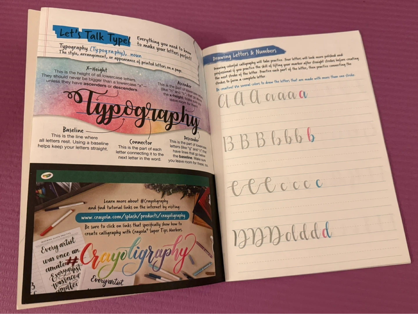 NEW⚽️Crayola Blendable Brights Crayonography Hand-Lettering Kit - photo 3
