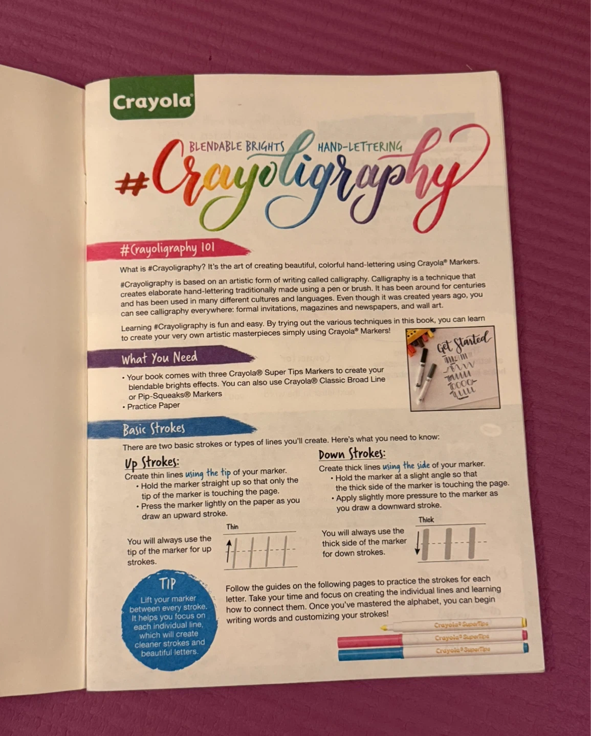 NEW⚽️Crayola Blendable Brights Crayonography Hand-Lettering Kit - photo 2