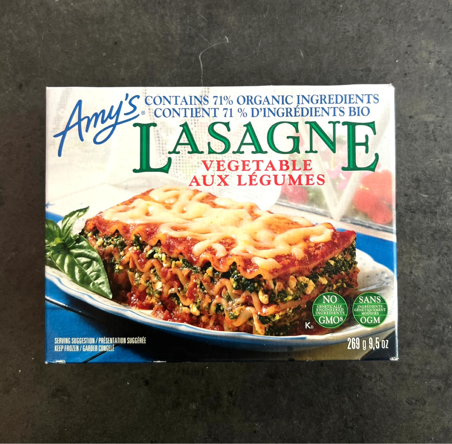 Amy's Vegetable Lasagna & Knorr’s Soup Mix