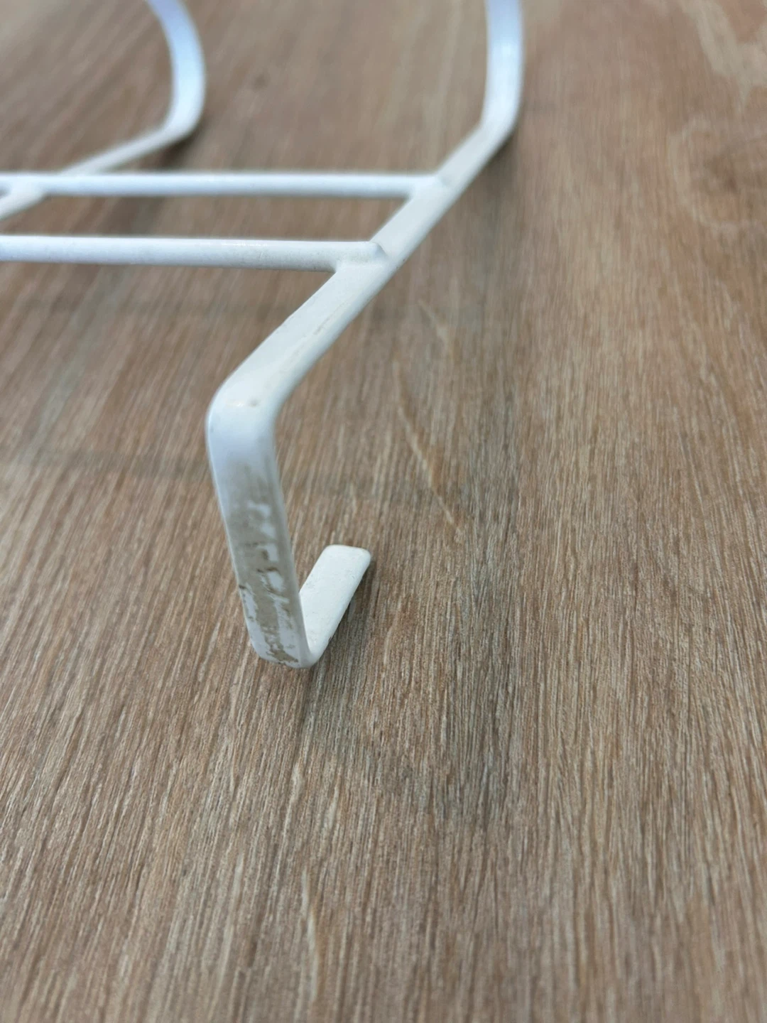 ⚽️ White Metal Over-the-Door Organizer Rack (6 Hooks) - photo 5