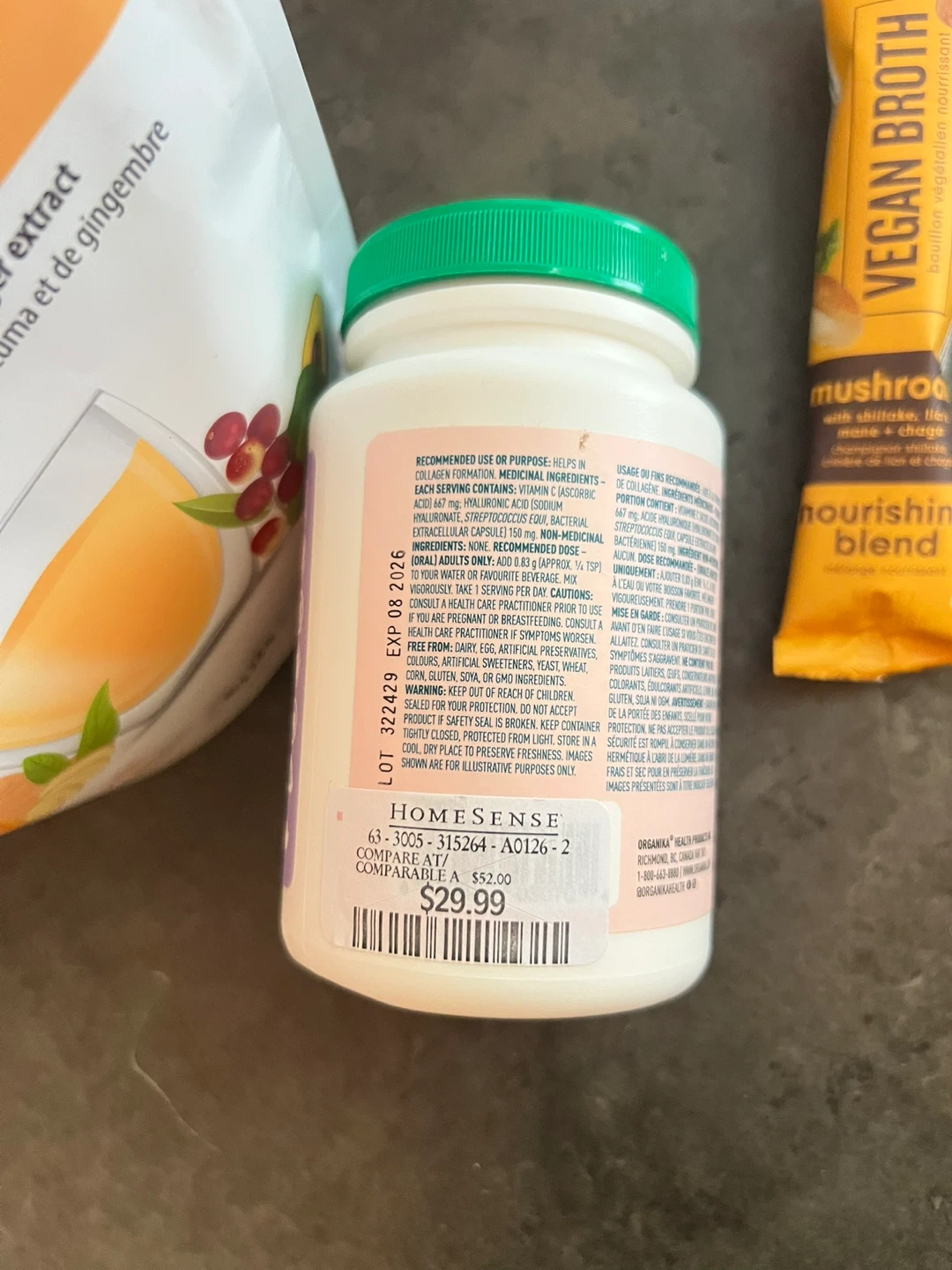 Gold Vitality Blend, Hyaluronic Acid & Vegan Broth Packet - photo 4