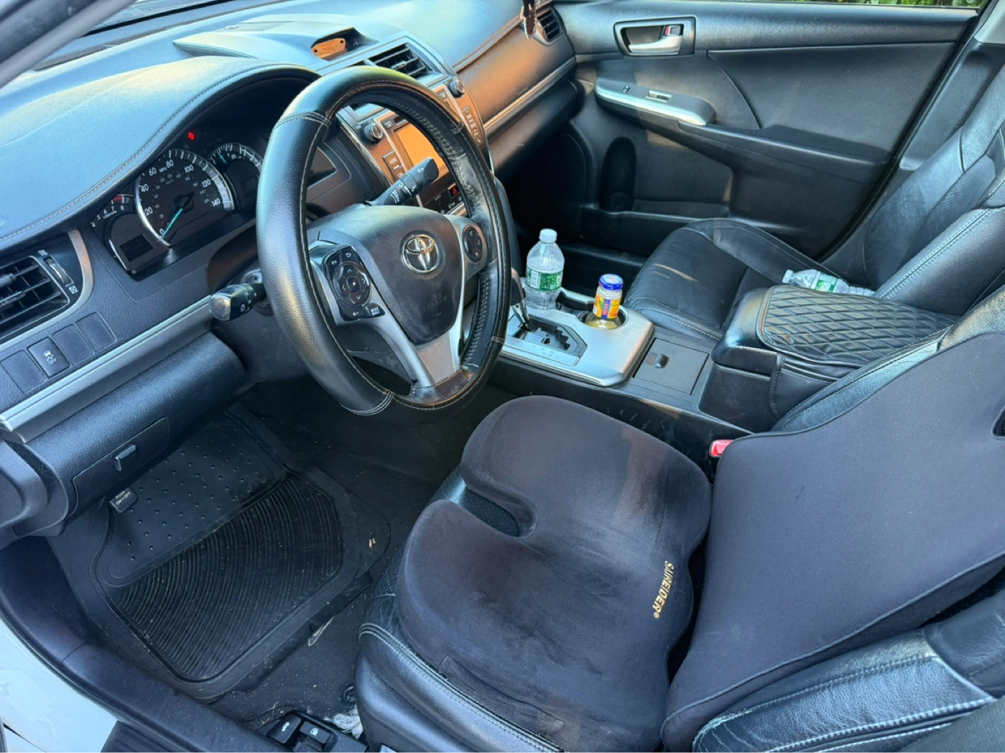 White Toyota Camry Sedan