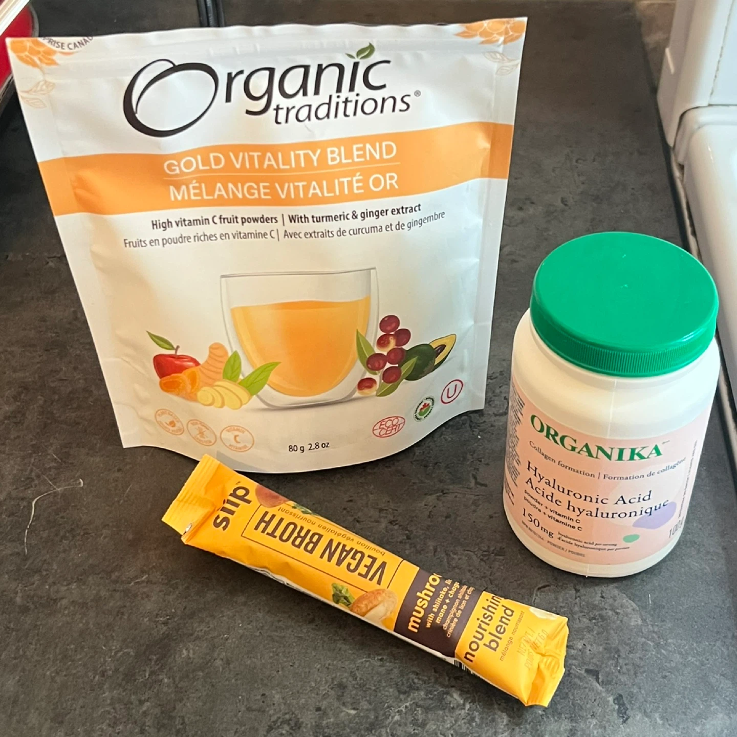 Gold Vitality Blend, Hyaluronic Acid & Vegan Broth Packet - photo 2