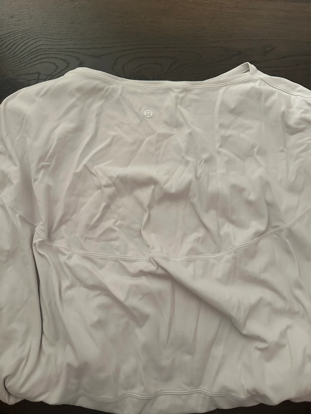 Lululemon White Long Sleeve Top