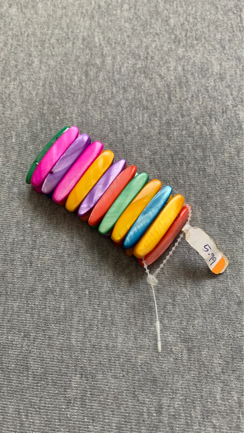 Multi-coloured Chunky Stretch Bracelet ⚽️ - photo 2