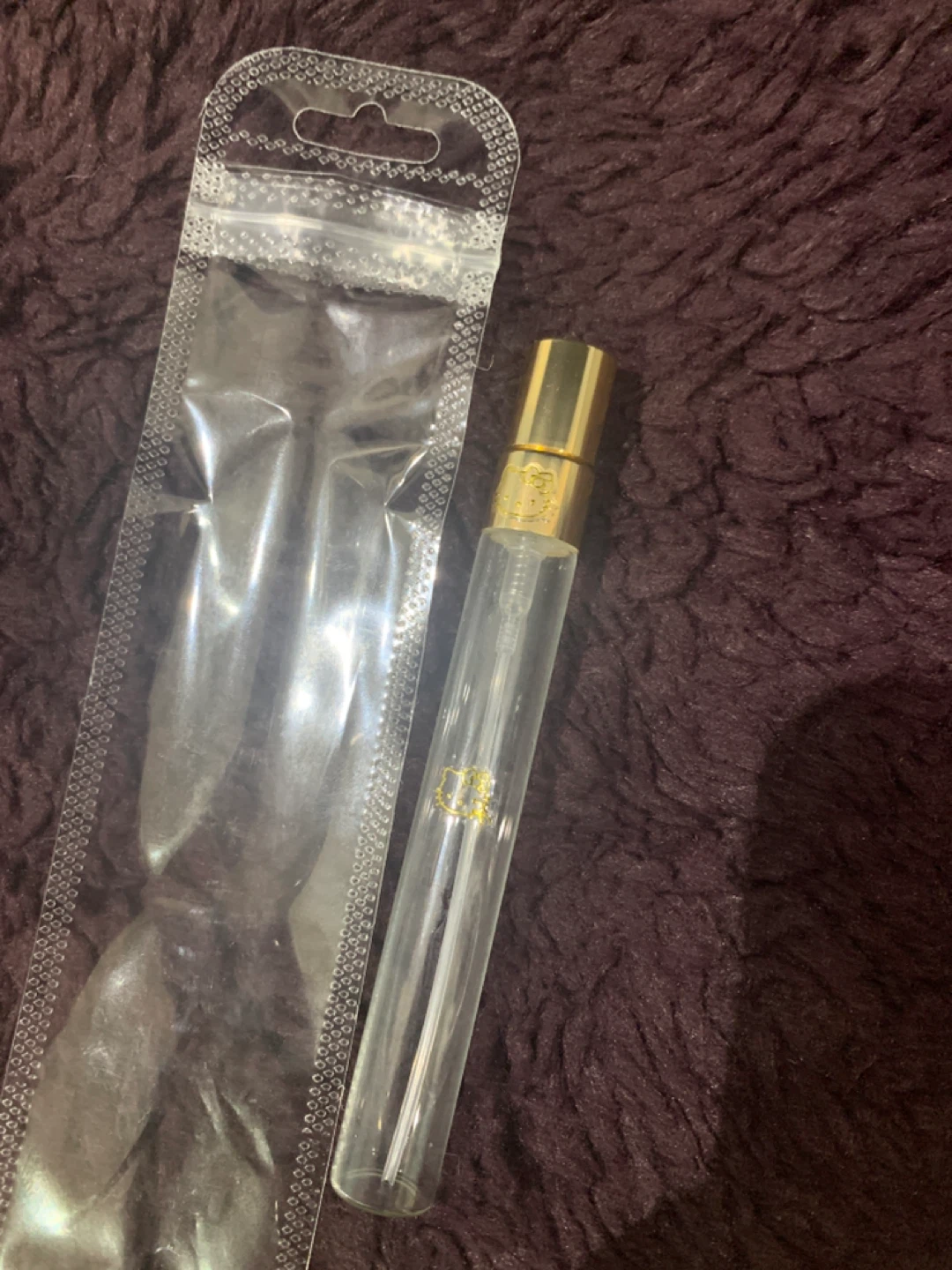 Hello Kitty Glass Perfume Atomizer Refillable Spray Bottle - photo 2