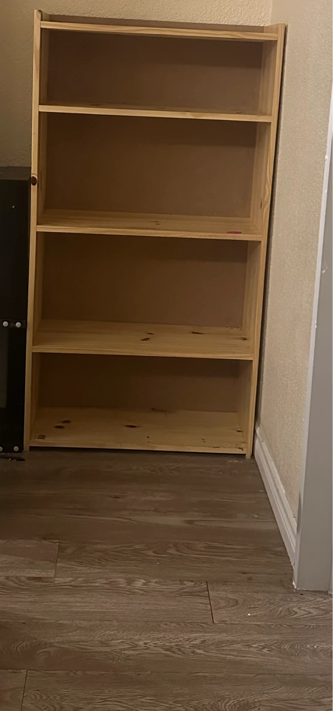 Wooden 5-Shelf Bookcase - photo 2