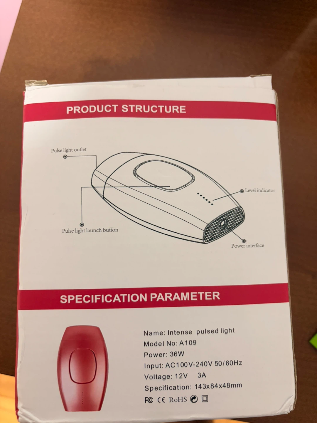 Intense Pulsed Light Hair Removal Device A109 - photo 2