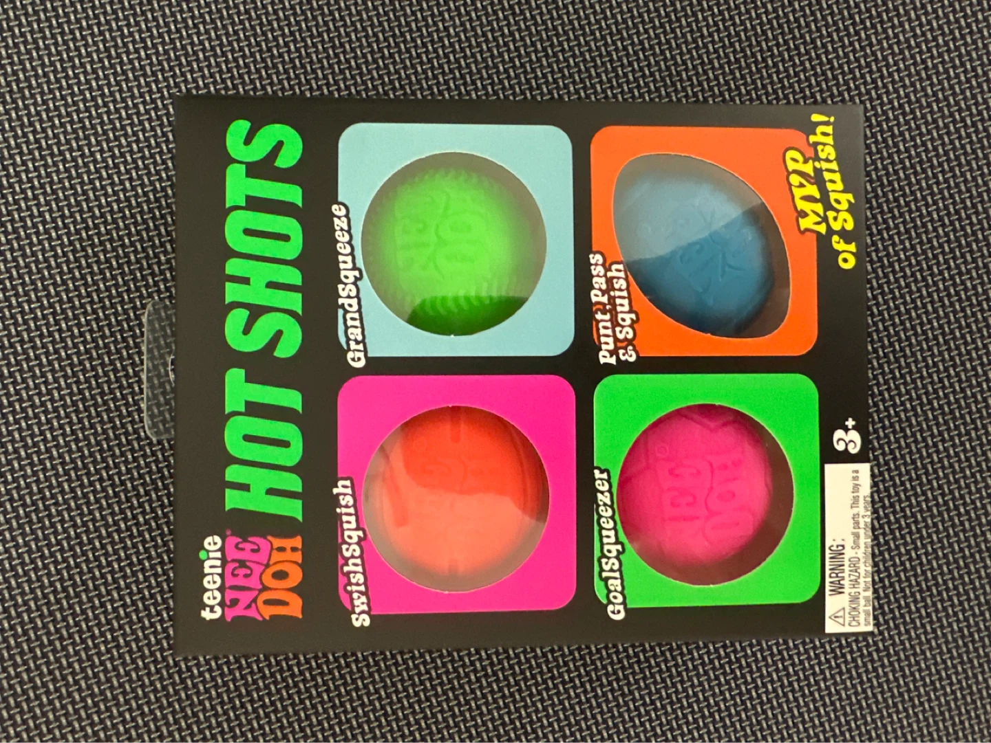 ⚽️Teenie Nee Doh Hot Shots Squishy Balls